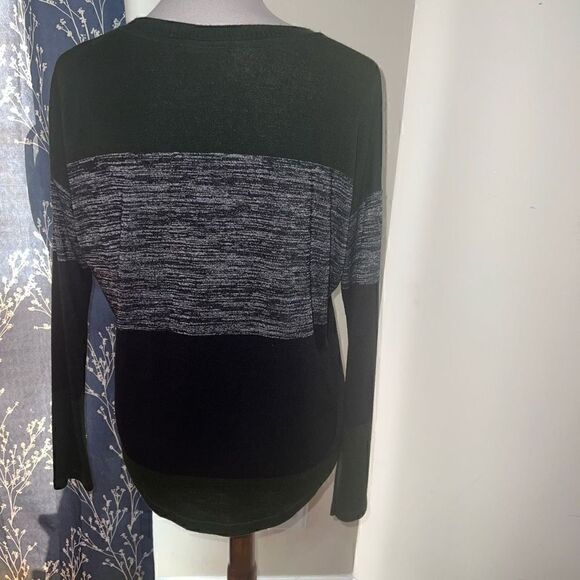 Rag & Bone Striped Color Block Crewneck Sweater Long Sleeve Sz XS X-Small - Picture 3 of 5